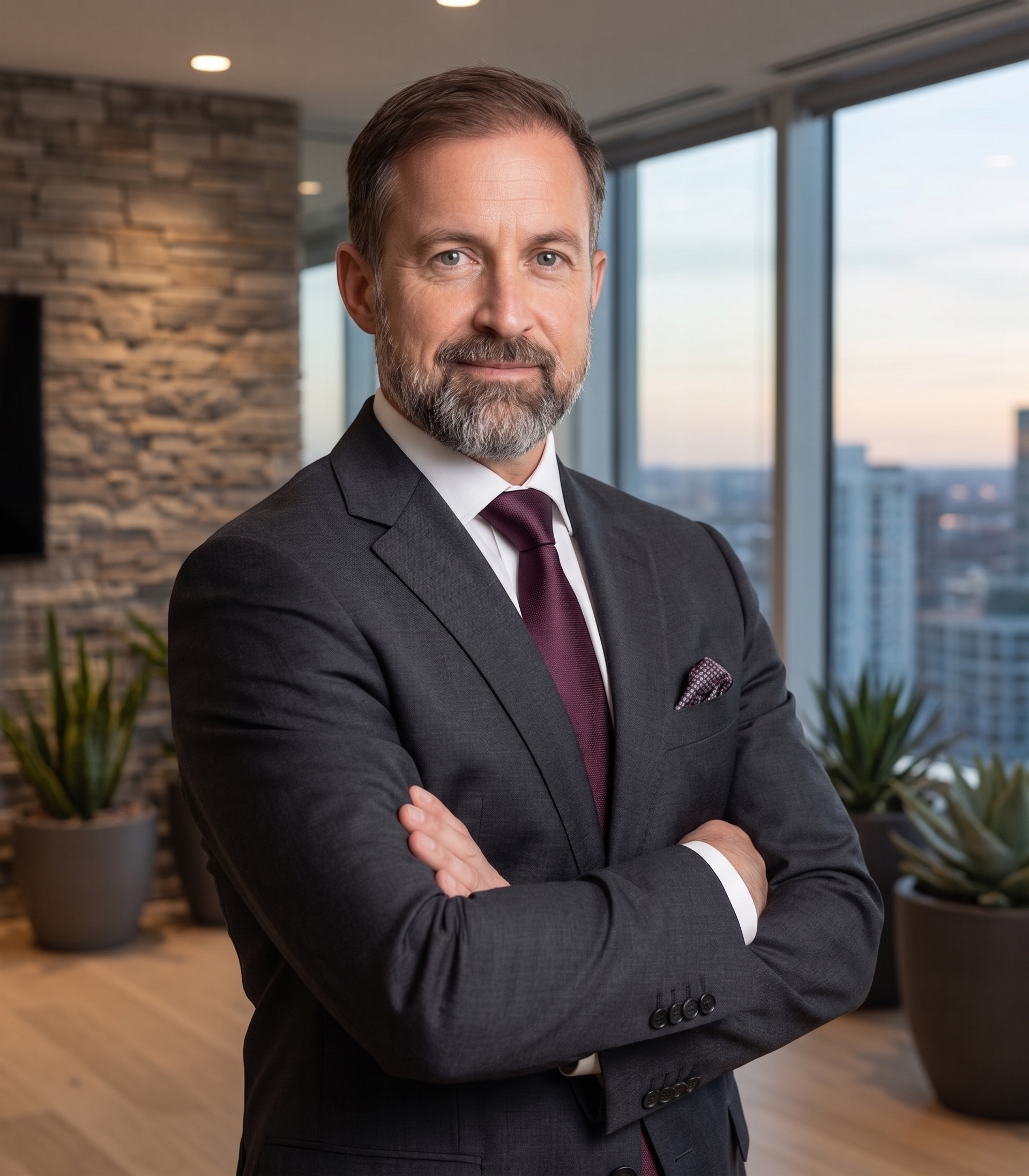 Shaun Gregory Morgan — LSE Economist, New York State Bar, CEO Franklin Morgan Law, Dubai skyline